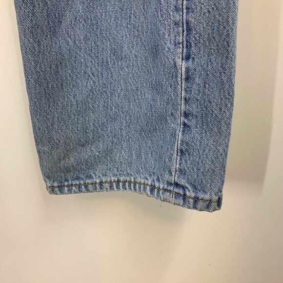 Levi's Men's Classic 501 Cotton Straight Leg Button Fly Distressed Jeans Size 35 - Picture 5 of 15